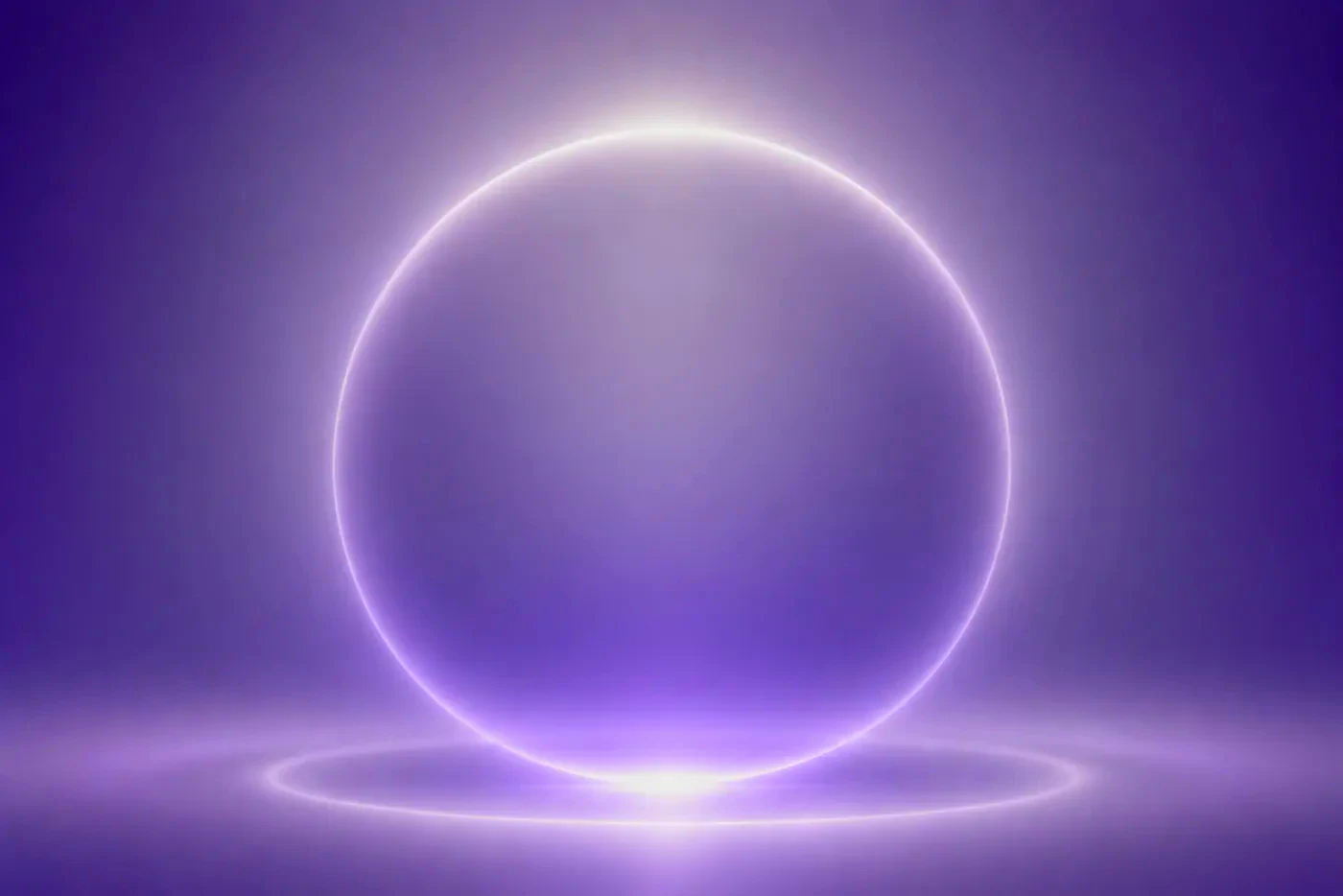 Luminous ring on a platform stage, illustrating a codified credit policy that runs as machine-readable rules at the point of SME application.